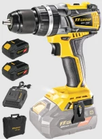 F.F. Group CHD/60-BL 20V Pro Κρουστικό Δραπανοκατσάβιδο Μπαταρίας Brushless 20V 2x4Ah 46672