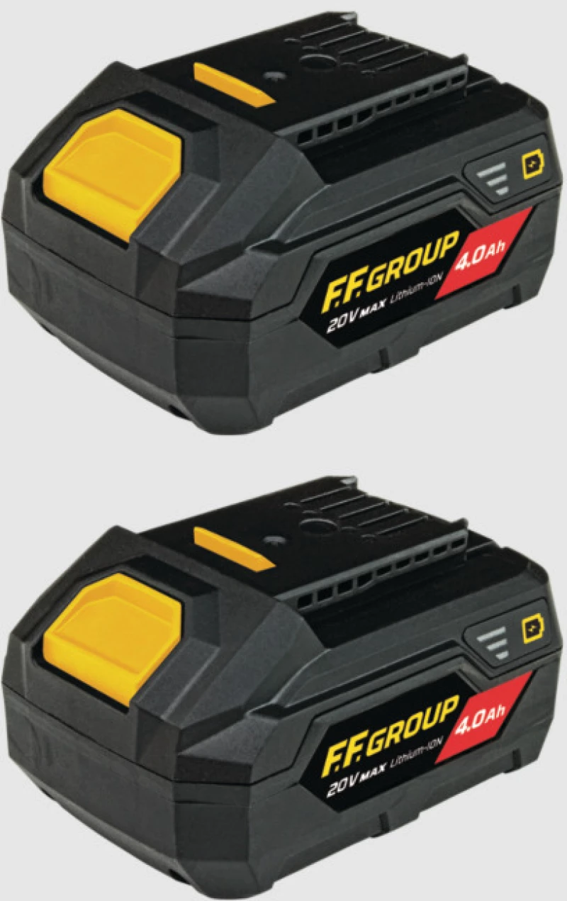 F.F. Group CHD/60-BL 20V Pro Κρουστικό Δραπανοκατσάβιδο Μπαταρίας Brushless 20V 2x4Ah 46672