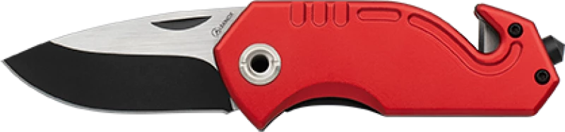 ΣΟΥΓΙΑΣ Albainox black penknife. Drilled screw, 5.70cm, Red, 18853