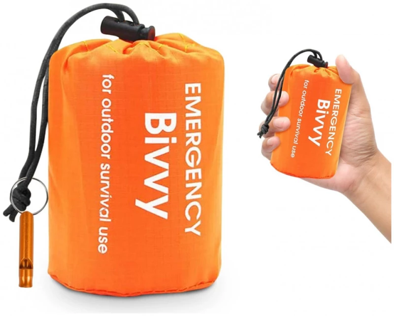 Σάκος Επιβίωσης με Διασωστική Σφυρίχτρα, Emergency Bivvy
