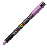 Μαρκαδόρος Ανεξίτηλος Uni Posca  Pc-1Mr Metallic Pink M13