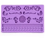 Καλούπι Σιλικόνης Craftistico 20x12,5x0,7 μπορντούρες σχέδια JCS45200