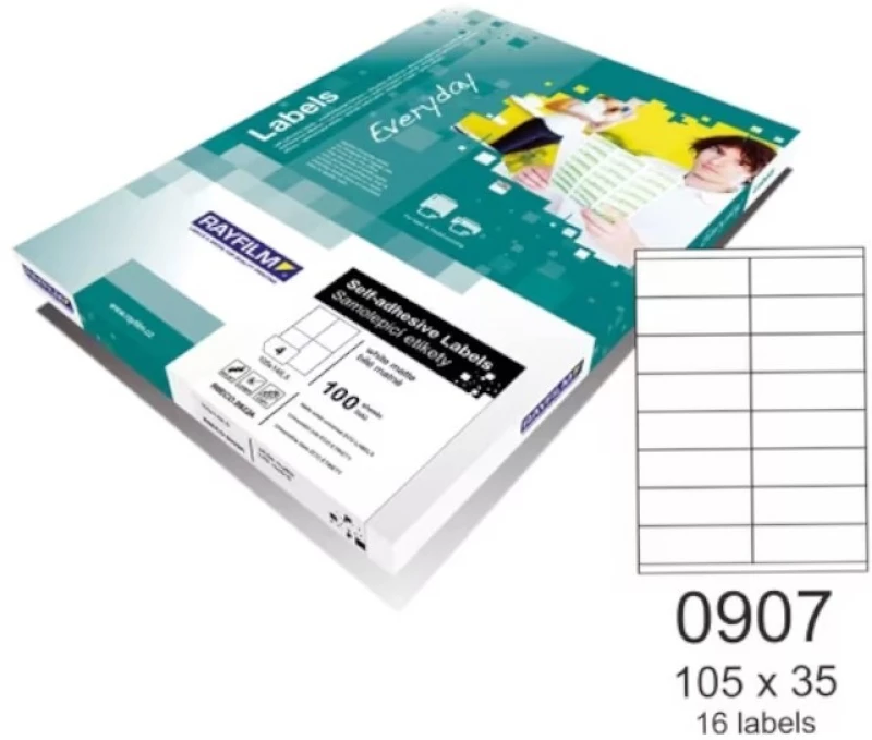 Ετικέτες Rayfilm Eco A4 105x35mm 100φύλλα 110R0ECO0907A