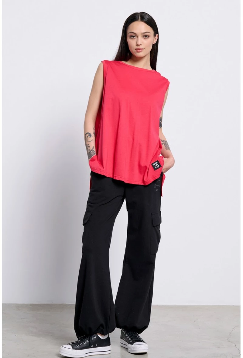 BDTK WIDE LEG CARGO 1241-903400 1241-903400-00100 BODY TALK Μαύρο