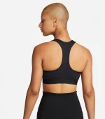 Nike Swoosh Medium Support DX6821 DX6821-010 NIKE Μαύρο
