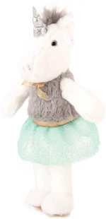 Βελούδινη Κούκλα SHINY GROWNS Unicorn (Mint)