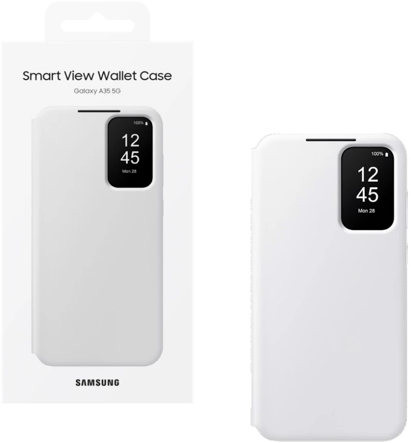 ΘΗΚΗ SAMSUNG A35 5G A356 S VIEW WALLET COVER EF-ZA356CWEGWW WHITE PACKING OR