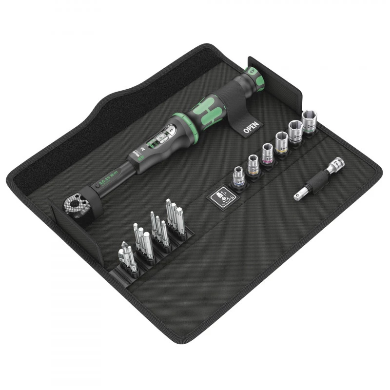 Wera Click-Torque A6 2.5-25 Nm Καστάνια με Καρυδάκια 14'' 20τμχ