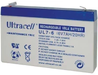 ULTRACELL Μπαταρία Μολύβδου 6V 7AH