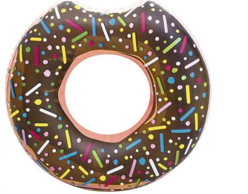 Φουσκωτή Σαμπρέλα Θαλάσσης Donut Σοκολάτα σε Καφέ Χρώμα Bestway 107cm
