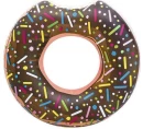 Φουσκωτή Σαμπρέλα Θαλάσσης Donut Σοκολάτα σε Καφέ Χρώμα Bestway 107cm