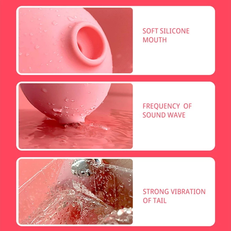 Clitoral Toy RACHEL Vibrating Fish USB 9 functions, Blue