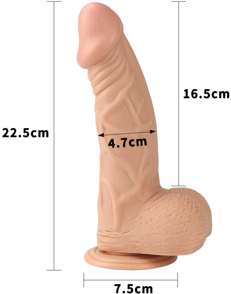 9.0" Real Extreme Dildo 3