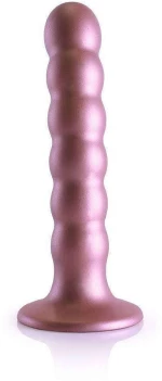 Beaded Silicone G-Spot Dildo Pink