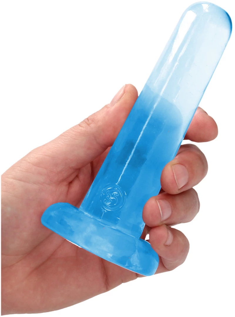 Non Realistic Dildo with Suction Cup Blue
