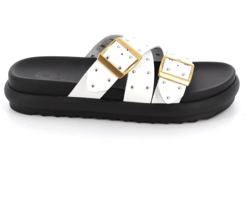Γυναικεία Comfort Παντόφλα Ateneo Χρώματος Λευκό 9107.W