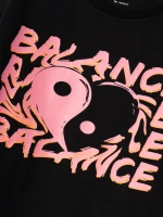 Μπλούζα "Balance" μαύρη (Μαύρο)