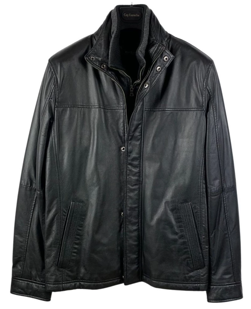 ΜΠΟΥΦΑΝ GUY LAROCHE ΑΠΟ ΔΕΡΜΑ 3486-65676408, Χρώμα BLACK
