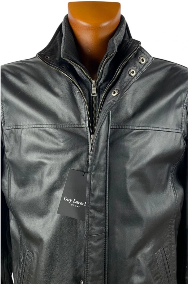 ΜΠΟΥΦΑΝ GUY LAROCHE ΑΠΟ ΔΕΡΜΑ 3486-65676408, Χρώμα BLACK
