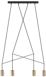 Φωτιστικό Οροφής - Ράγα Imbria 7957 4x10W GU10 Solid Brass Nowodvorski Μέταλλο