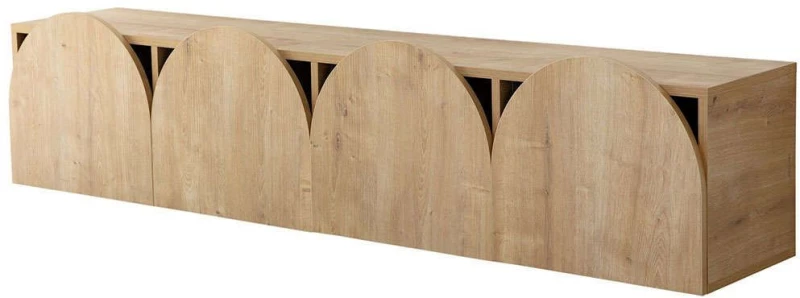 Έπιπλο Τηλεόρασης Επιτοίχιο Mesta 552NOS2431 180x35x35cm Oak