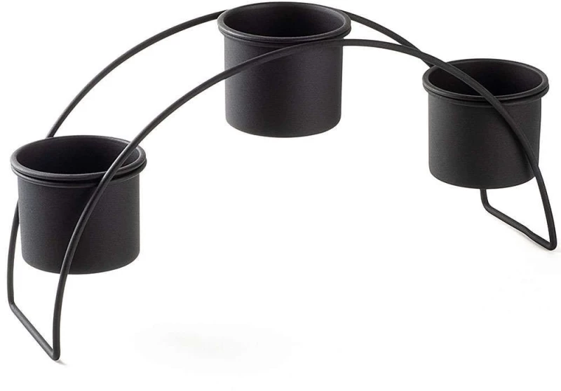 Κασπώ 247HFM1150 40x10x20cm Black Aberto Design Μέταλλο