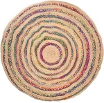Χαλί Γιούτας 00.02.23555 Multi Round 150X150cm Round