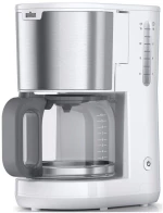 Καφετιέρα PureShine KF1500WH 1000W 10cups White-Grey Braun