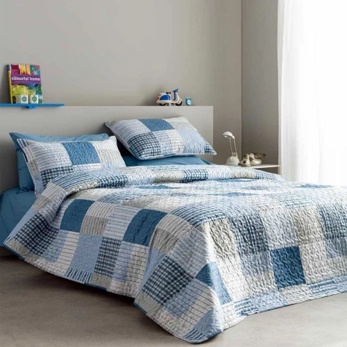 Κουβερλί 4024 Blue Vesta Home Υπέρδιπλο 220X230cm Microfiber