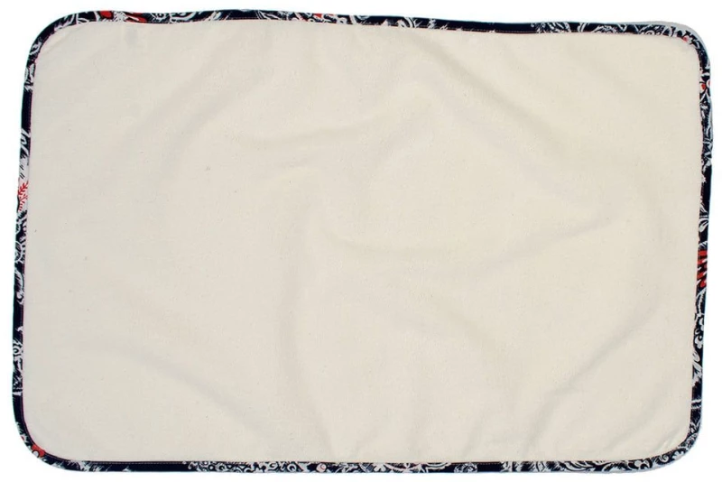 Σελτεδάκι Βρεφικό Αδιάβροχο 154 Λαχούρ White-Navy Blue DimCol 67x90cm 100% Βαμβάκι