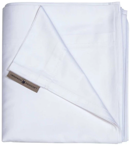 Σεντόνι 2251 White Greenwich Polo Club King Size 270x280cm 100% Βαμβακοσατέν