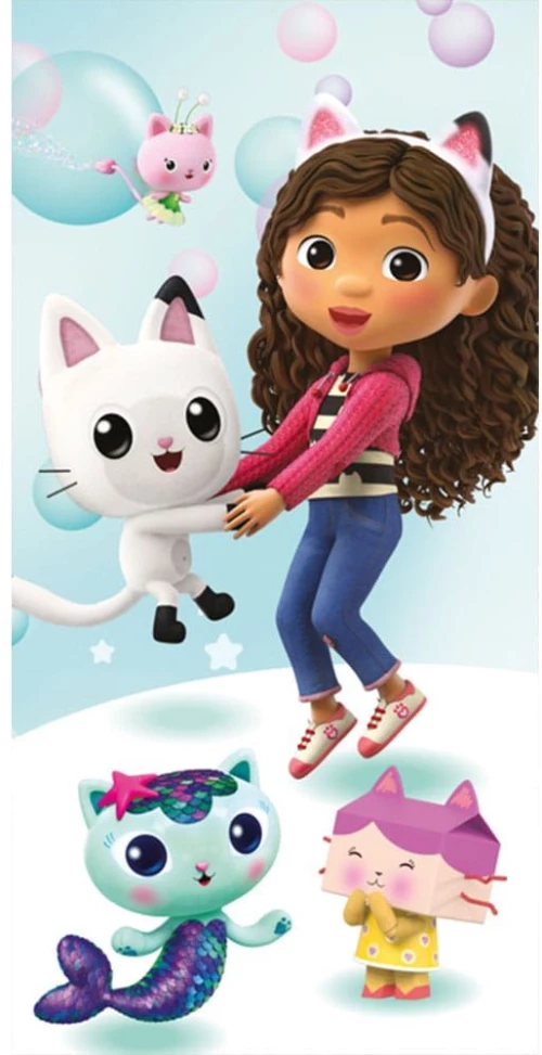 Πετσέτα Παιδική Βελουτέ Gabby Multi Viopros Σώματος 70x140cm 100% Βαμβάκι