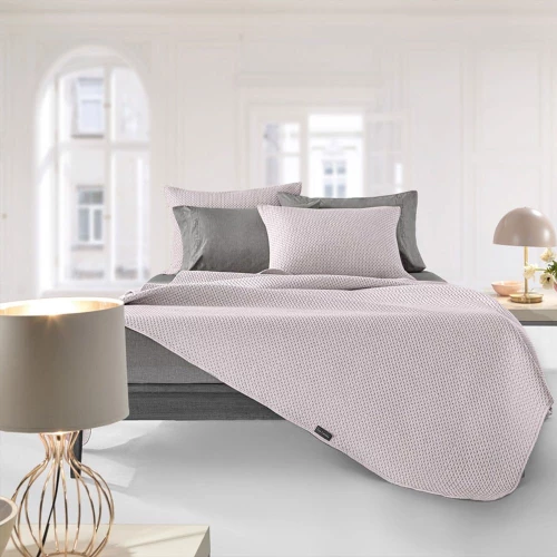 Κουβερλί Idol Με Διακοσμητική Μαξιλαροθήκη (Σετ 2τμχ) Sepia Guy Laroche Υπέρδιπλο 250x240cm Microfiber