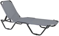 Ξαπλώστρα Creta Ε281,8 60x197x30cm Anthracite
