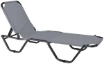 Ξαπλώστρα Creta Ε281,8 60x197x30cm Anthracite