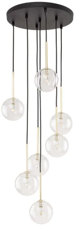 Φωτιστικό Οροφής Nilos 5362 37x37x97cm 7xG9 8W Black-Gold TK Lighting