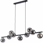 Φωτιστικό Οροφής - Ράγα Estera 5667 116x27x138cm 9xG9 8W Black TK Lighting