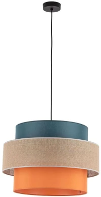 Φωτιστικό Οροφής Trio 2758 Φ50x160cm 1xE27 15W Multi-Blue TK Lighting