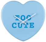 Ρολόι Τοίχου Heart Candy KA5985LB 6,2x27cm Light Blue Karlsson ABS
