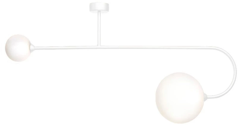 Φωτιστικό Οροφής - Πλαφονιέρα 01347 2xG9 100x50cm White Luma