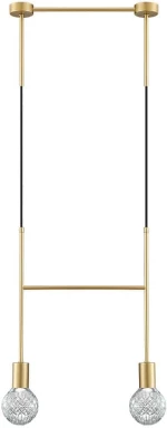 Φωτιστικό Οροφής - Ράγα 01125-06 G9 45x90cm Gold Luma