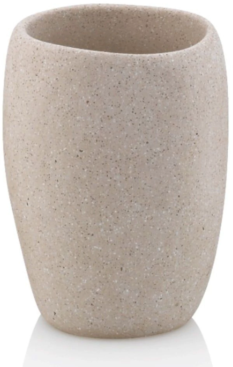 Ποτηροθήκη Roda 23679 Φ7,5x10,5cm Beige Kela Τσιμέντο