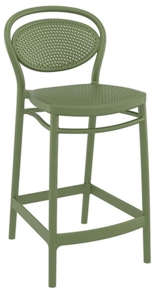 Σκαμπό Marcel 20.0656 44Χ50Χ96cm Olive Green Siesta Πολυπροπυλένιο