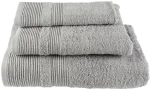 Πετσέτα 969 Light Grey Astron Σώματος 80x150cm 100% Βαμβάκι