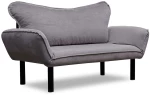 Καναπές - Κρεβάτι Διθέσιος Chatto 859FTN1229 140x65x70cm Grey
