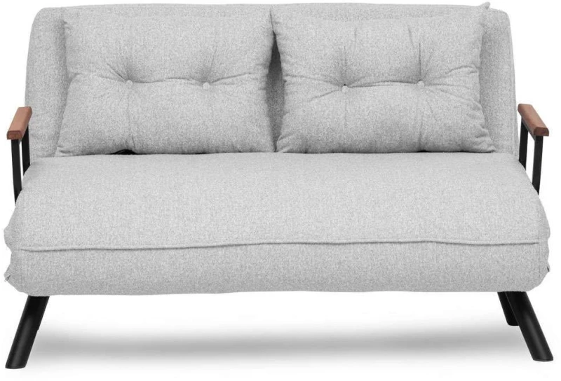 Καναπές - Κρεβάτι Διθέσιος Sando Teddy 859FTN2837 133x78cm Grey