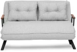 Καναπές - Κρεβάτι Διθέσιος Sando Teddy 859FTN2837 133x78cm Grey
