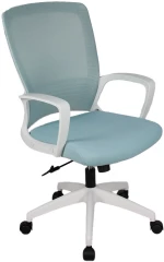 LGP OFFICE CHAIR RHEA WHITE/L.BLUE