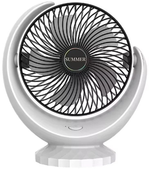 Επιτραπέζιο Ανεμιστηράκι USB 5W με 5 Λεπίδες και 3 Ταχύτητες  XFS-06