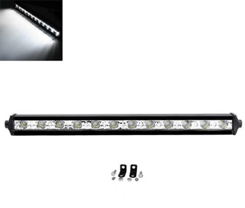 LED Αδιάβροχη Μπάρα Αλουμινίου Slim 12V-24V 32cm 36W 12 SMD IP68 2880LM 6000K